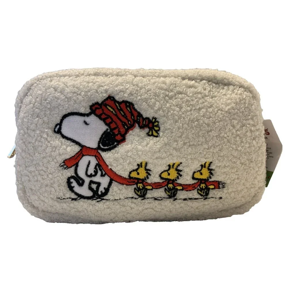 Sherpa Makeup Bag SNOOPY Beagle Peanuts Dog Woodstock Brand New w/ Tag